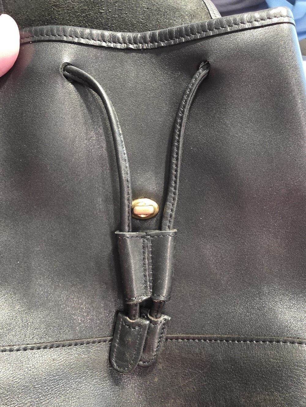 1999 Coach Daypack Backpack In Black 9960 - Picture 5 of 16
